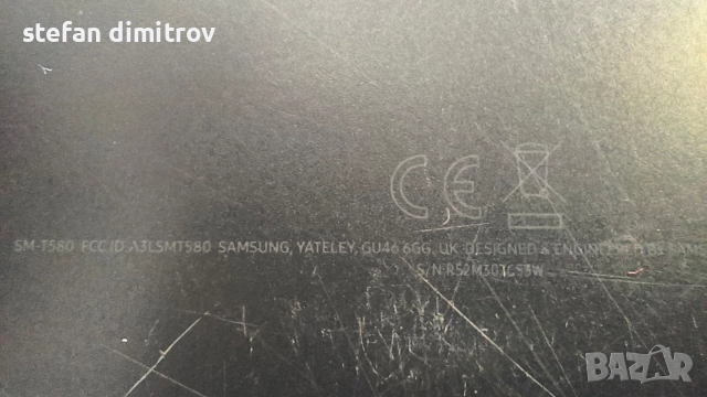 Samsung Galaxy Tab A SM-T580, снимка 12 - Таблети - 52935560