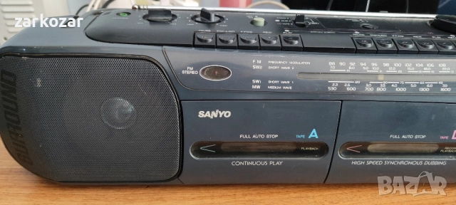 Радиокасетофон Sanyo, снимка 3 - Радиокасетофони, транзистори - 51652311