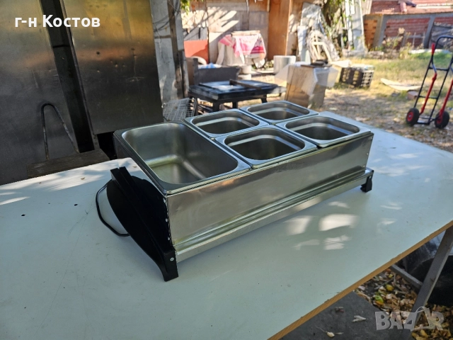 Толо Бен-мари със сух нагревател отдолу 1бр. гастронорми 1/3-10см. дълбочина , снимка 4 - Обзавеждане на кухня - 51824772