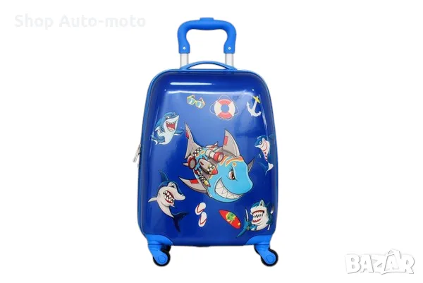 Детски куфар от поликарбон с различни детски картинки 31800, Automat, снимка 6 - Куфари - 33742330