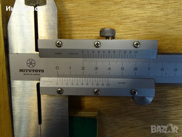 Шублер Mitutoyo 533-405 CN75 0-750mm 0.05mm Vernier Caliper със скосени върхове, снимка 4 - Шублери - 50808920