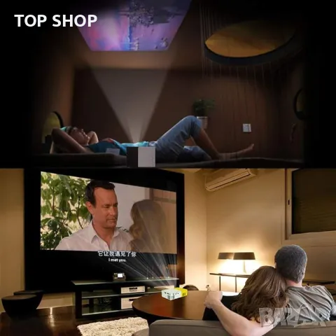 Led LCD проектор,800:1,320X240 пиксела, Hdmi USB мини проектор,, снимка 4 - Друга електроника - 49160617