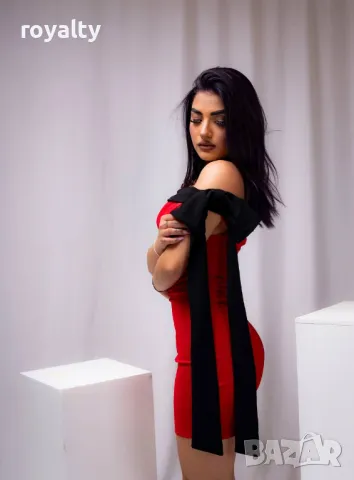 Елегантна дамска рокля , снимка 2 - Рокли - 49509961