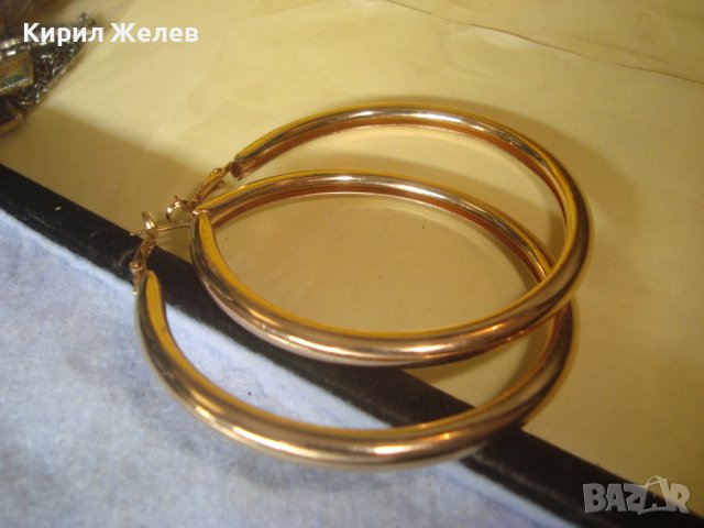 ЕФЕКТНИ ПОЗЛАТЕНИ СТИЛНИ ВИНТИДЖ АРТ ОБЕЦИ от БЛАГОРОДНА СТОМАНА 31349, снимка 3 - Обеци - 38066973