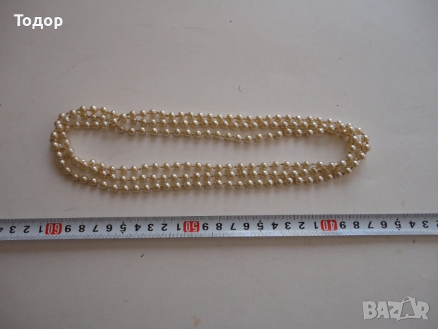 Колие гердан от перли 15 , снимка 5 - Колиета, медальони, синджири - 52673247