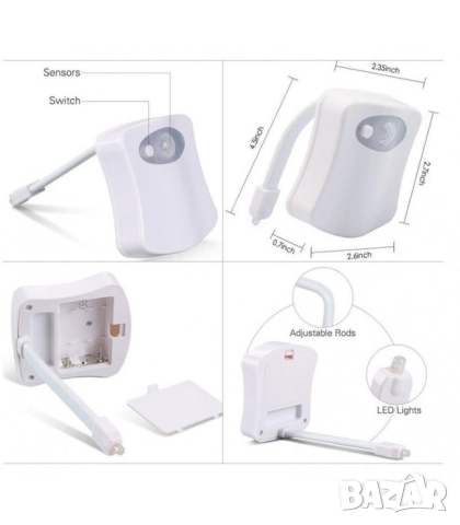 Многоцветно осветление на тоалетна чиния , снимка 2 - Други стоки за дома - 52794517