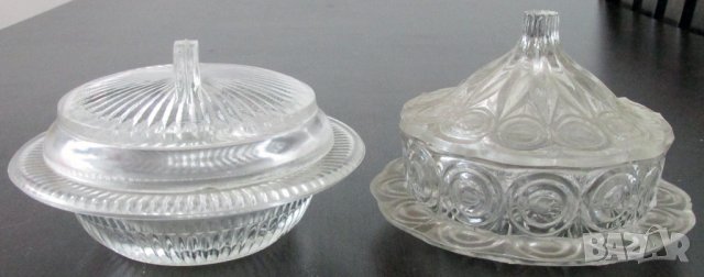 Нови стъклени соц бонбониери и чинийки за ядки, снимка 7 - Антикварни и старинни предмети - 39621350