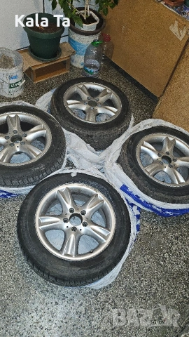 Оригинални джанти от w209 16 цола, снимка 2 - Гуми и джанти - 53447230