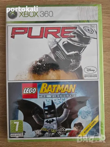 +Гаранция! НОВА! Xbox 360 игра, 2 игри в 1. Lego Batman и Pure , снимка 2 - Игри за Xbox - 49902954