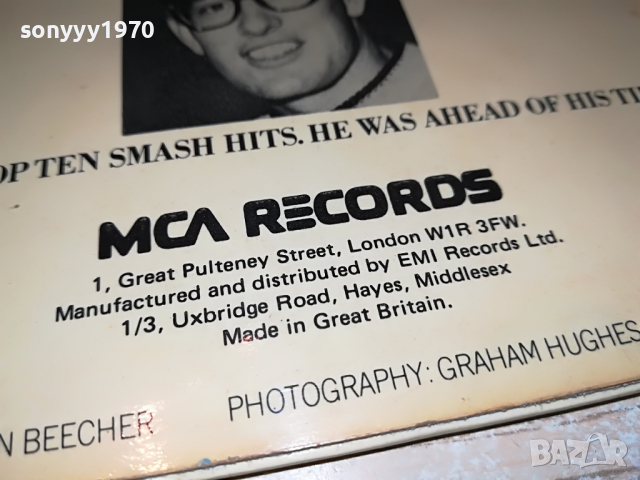 ПОРЪЧАНА-BUDDY HOLLY-MADE IN GREAT BRITAIN 0804220934, снимка 8 - Грамофонни плочи - 36384432