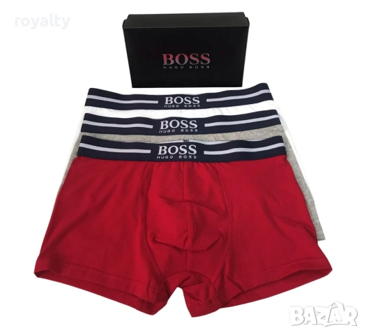 Hugo Boss 3 Броя Мъжки Боксерки Хюго Бос 