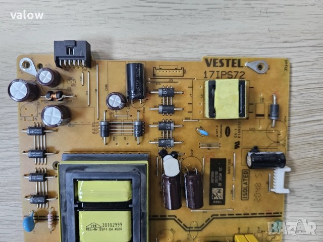 Захранваща платка Vestel 17IPS72, снимка 2 - Части и Платки - 52669022