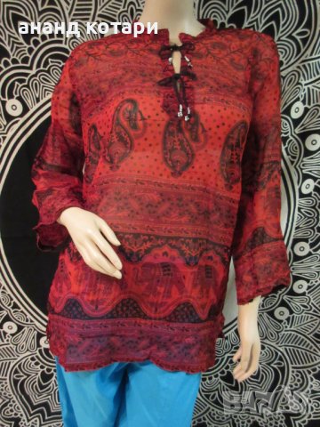 Индийски ризи от много тънък и мек памук, снимка 1