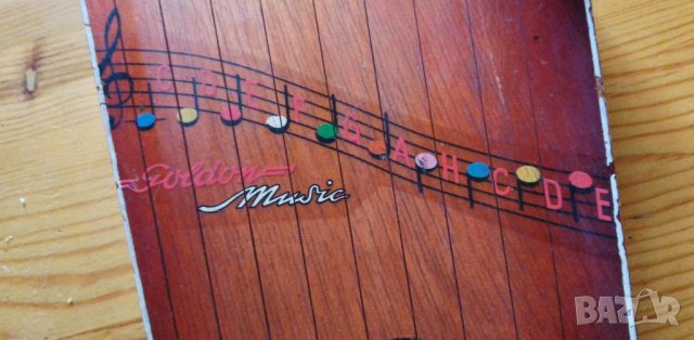 Винтидж детска немска цитра Goldon Music, снимка 2 - Струнни инструменти - 37260031