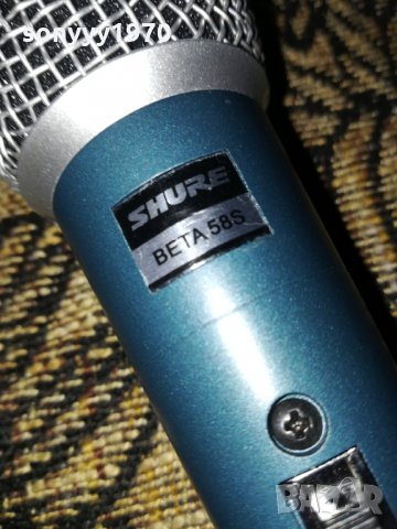 SHURE BETA SM58S, снимка 9 - Микрофони - 28654386
