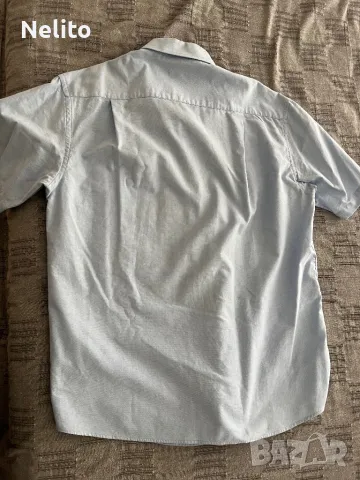 Мъжка риза с къс ръкав, снимка 3 - Ризи - 47590825
