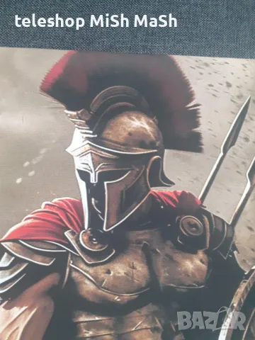 Нова картина платно на дървена рамка със Спартански войн , снимка 3 - Картини - 48464060