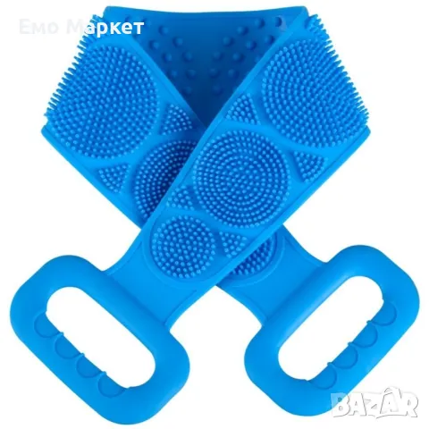 Ексфолираща силиконова гъба за баня за триене на гърба, снимка 17 - Други стоки за дома - 49214155