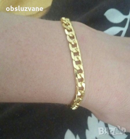 Бляскава гривна, тип "синджир" 💥, снимка 1