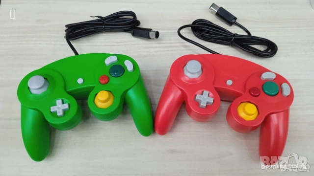 НОВ Nintendo Gamecube Wii контролер нинтендо джойстик гейм кюб game cube геим куб геймкюб
