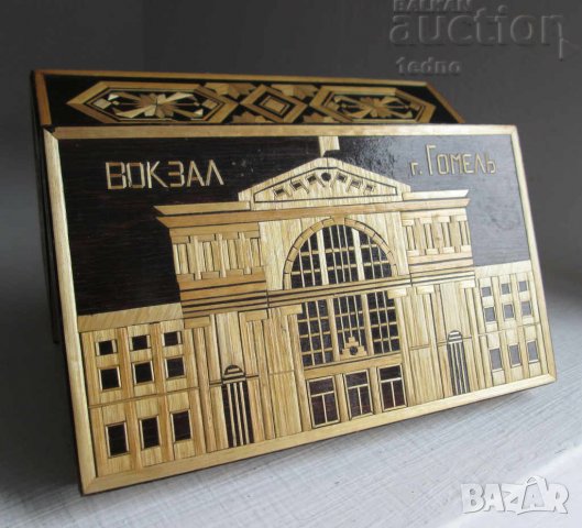 красива руска Стара дървена кутия гарата Гомел, Беларус, снимка 4 - Декорация за дома - 28880712
