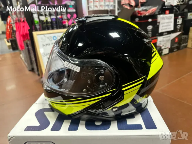 Две каски SHOEI Neotec II Separator от най-висок клас в два размера – XXL и XXS. Каските са използва, снимка 7 - Аксесоари и консумативи - 49087292