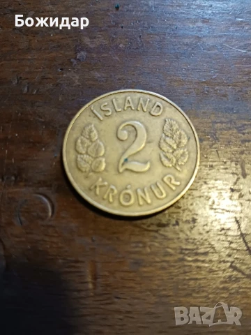 2 Крони .1946г. Исландия.