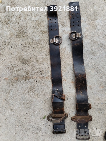 Немски пожарникарски брадви + колани, снимка 3 - Антикварни и старинни предмети - 52631882