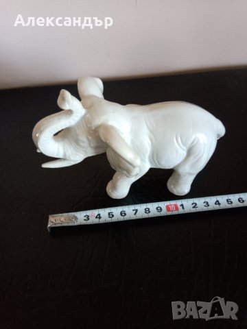 Порцеланова фигура на слон , снимка 5 - Колекции - 43886677