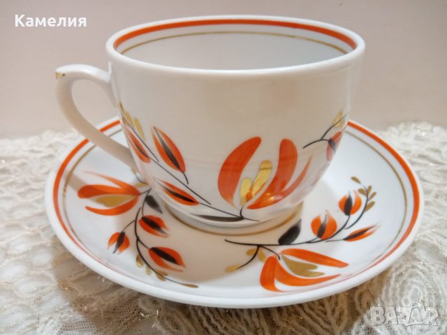 Руски порцелан , снимка 7 - Чаши - 43670398