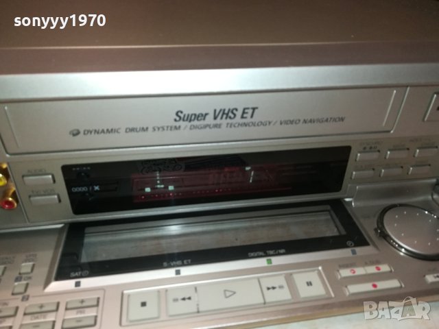 SOLD OUT-JVC HR-S9700EU SUPER VHS ET VIDEO-ВНОС SWISS LK1ED1311231725, снимка 7 - Плейъри, домашно кино, прожектори - 42975536