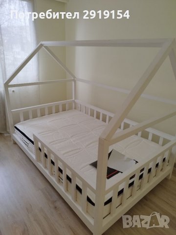 Детско легло тип къщичка, снимка 2 - Мебели за детската стая - 39081428