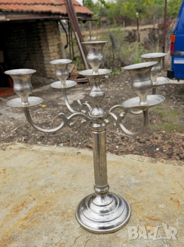 Бронзов Свешник Петица , снимка 4 - Декорация за дома - 52033233