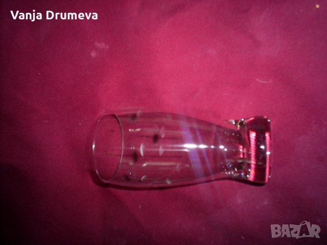 сервиз за уиски от соца от гравирано стъкло - неизползван, снимка 5 - Сервизи - 35400313