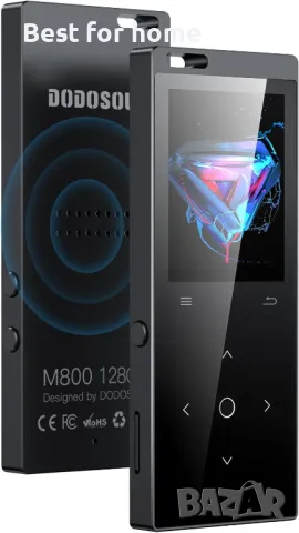 128 GB MP3 плейър, DODOSOUL M800, снимка 2 - MP3 и MP4 плеъри - 49122785