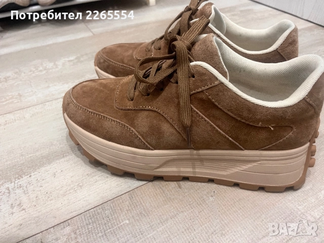 Дамски  спортни обувки ,естествен велур,39 размер, снимка 2 - Маратонки - 52049561