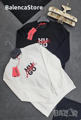 Памучна блуза HUGO