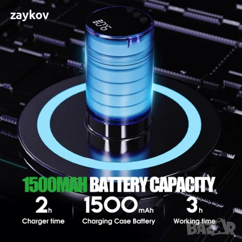 Безжична машина за татуировки Dragonhawk с ход 3,5 мм | X3 Pro (версия с 2 батерии, снимка 4 - Други инструменти - 51160771