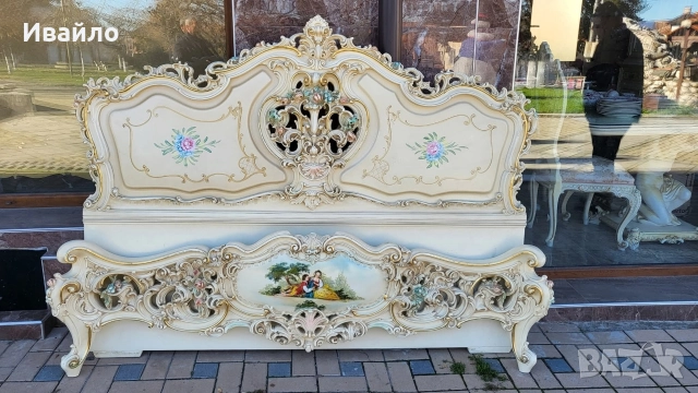 Италианска барокова спалня 026, снимка 4 - Спални и легла - 52565088