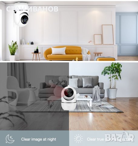 Смарт камера PIX-LINK S8641, Wifi, 2MP 1080P, Auto Tracking, снимка 11 - Камери - 38324605