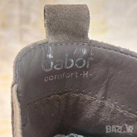 Gabor Comfort велурени боти тип "Челси" номер 40,5, снимка 6 - Дамски боти - 53007421