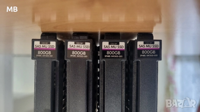 2x SSD 800GB SAS HP/HPE, снимка 3 - Твърди дискове - 51525787