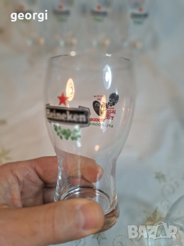 колекция чаши и халби за бира Heineken 32/5, снимка 10 - Чаши - 53219254