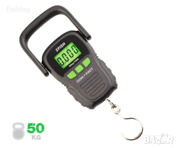 Zfish Compact Scale 50kg дигитален кантар с ролетка