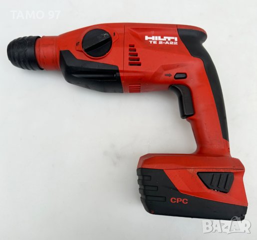 Hilti TE 2-A22 - Акумулаторен перфоратор 2x22V 5.2Ah, снимка 3 - Други инструменти - 43780546