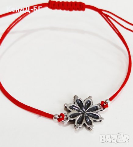 Гривнички от сребро 925 и чарвен конец против уроки, снимка 17 - Други - 28323277