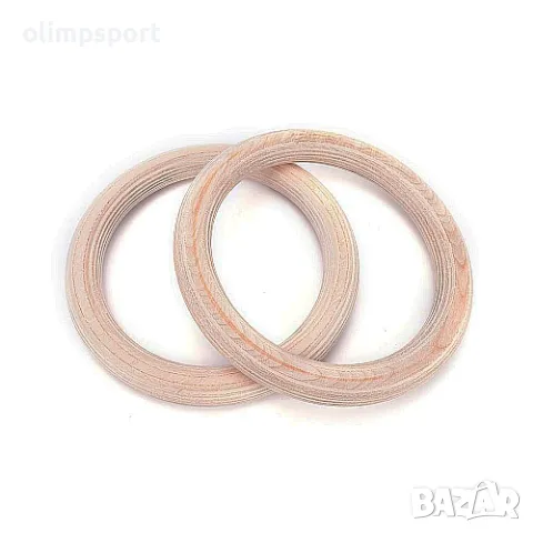 Рингове, халки дървени MAXI, Ф23.5 см, Комплект 2 броя. 