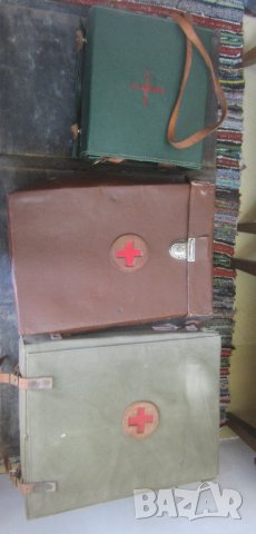 Стара медицинска докторска военна чанта 3 бр различни, снимка 2 - Колекции - 33342510