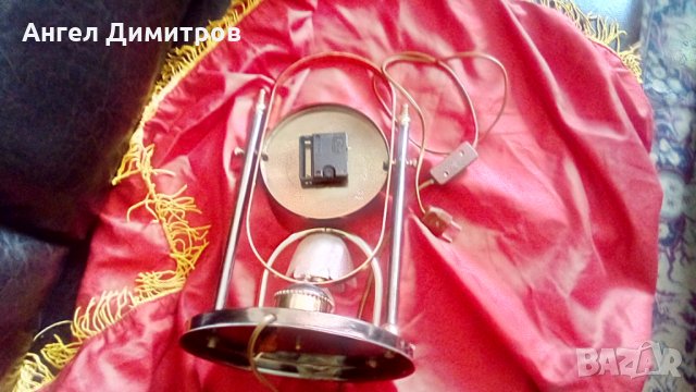 Метален часовник нощна лампа СССР, снимка 9 - Колекции - 32349271