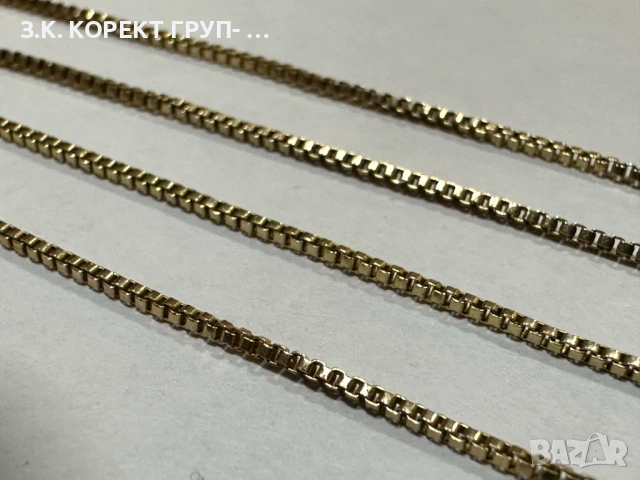 Златен синджир 14к, 2,44гр, снимка 3 - Колиета, медальони, синджири - 53056582